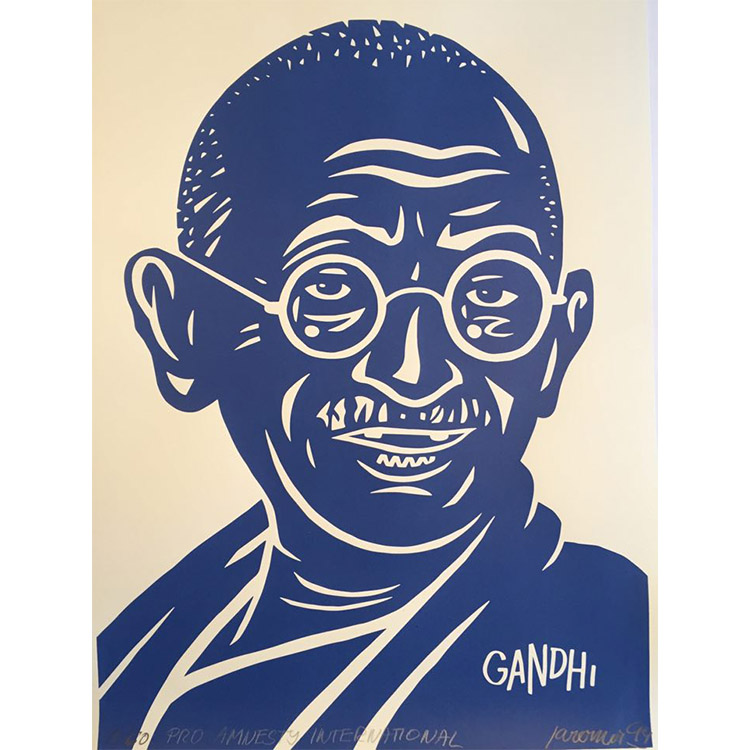 Jaromír 99 - Gándhí portrét
